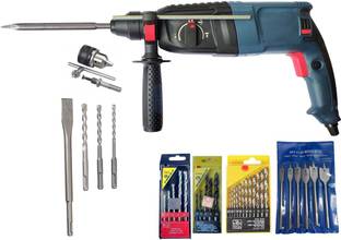 Qualigen NEW 900W 26mm rotary hammer drill machine with accessories Rotary Hammer Drill (26 mm Chuck S...