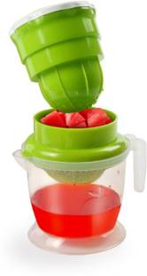 K AND D BROTHERS Plastic Nano Fruit Juicer for Orange & Grapes 2 in 1 Manual Hand Juicer with Strainer and Container Hand Juicer