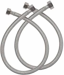 V-Guard STAINLESS STEEL BRAIDED FLEXIBLE PIPE FOR GAS GEYSER Hose Pipe