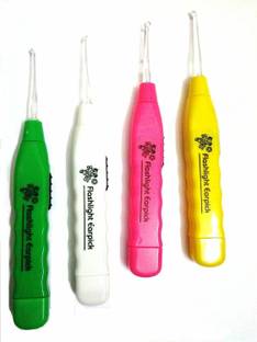 YTM 4 pcs Ear Pick LED Light Earwax Cleaning and Removal Tool with 3 Sizes