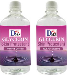 DSMO 100% Pure Glycerine 400 ml ( Pack of 2 bottles) (400 ml) Face Wash