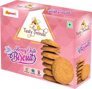 tasty trends HONEY OATS BISCUITS (PACK OF 3), 200gms x 3, 600gms Cookies Biscuit