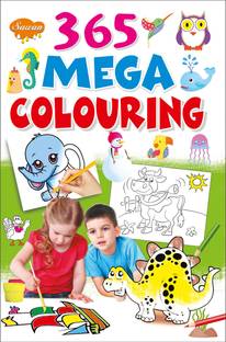 365 Mega Colouring Book By Sawan (Pb)