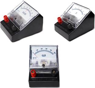THE LABWORLD Combo pack of 3 Voltmeter