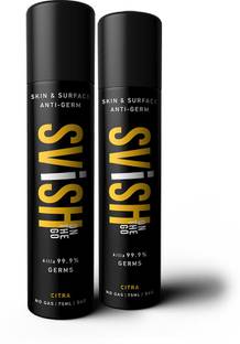 SVISH ON THE GO 70% Alcohol Citra Skin & Surface No Gas Anti Germ Spray