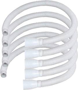 RENVOX Long PVC Socket Waste Drain Pipe for Wash Basin/Kitchen waste pipe Pack of 5 PVC Wash Basin & Kitchen Sink PVC Waste Pipe (Pack of 5) Hose Pipe