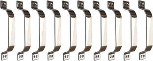 VIJAYA SALES Diagonally Shaded Stainless Steel Window and Door Handle - 6 Inch - Pack of 10 Steel Door Handle