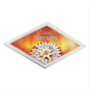 Amul Kaju Katri Sweets Freshly Packed (Pack of 1) Vacuum Pack