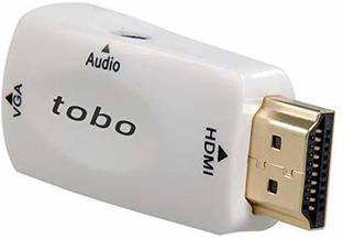 Tobo  TV-out Cable HDMI Male to VGA Female Audio Adapter Male to Female Video Converter TD-508H