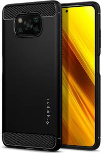 Spigen Rugged Armor Back Cover for Poco X3 Pro
