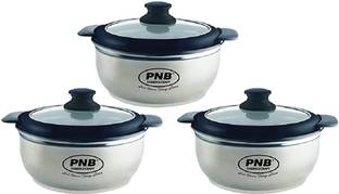 PNB ROYAL 2000ML SET of 3 Pcs Pack of 3 Serve Casserole Set