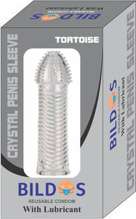 BILDOS Tortoise Ribbed Dotted Crystal Condom