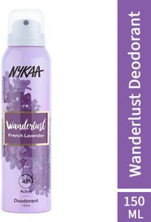 NYKAA Wanderlust Deodorant Spray - French Lavender Deodorant Spray  -  For Men & Women
