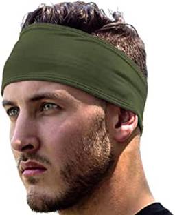 Bismaadh Sports Headbands: UNISEX Design With Inner Grip Strip to Keep Headband Securely in Place | Fits ALL HEAD SIZES | Sweat Wicking Fabric to Keep your Head Dry & Cool. Fits Under Helmets too Head Band
