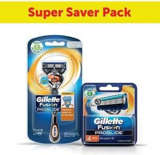 Gillette Fusion Proglide FUSION PROGLIDE AND 4'S BLADES, Men