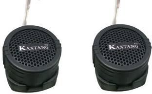 KAXTANG Tweeter 1.5-inch 240 Watts Max Dome Tweeters with Mounting Kit Angle, BLACK, Surface Set of 2 Tweeter Car Speaker 0400DOMETETR Tweeter Car Speaker