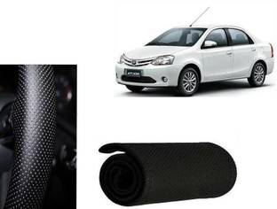 arneja trading company Hand Stiched Steering Cover For Toyota Etios