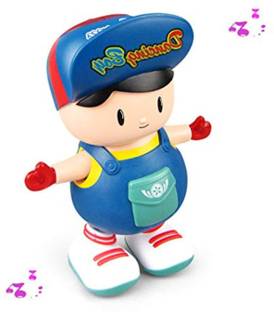 Toyvala Amazing Musical Bump and Go Electric Dancing Robot Boy Cute Music Light Toy, Dancing Toy, Battery Operated Toy, Kids Baby Electric Toys with Light and Music