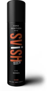 SVISH ON THE GO  Spray Sage 70% Alcohol Easy To Use Instant With No Gas Pack Of 1 Sanitizer Spray Bottle