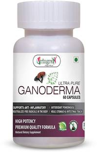 Vringra Ganoderma Capsules - Ganoderma Powder Capsules - Health Supplement-Immune Booster