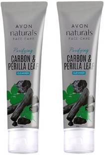 AVON Naturals Carbon And Parrilla Leave Cleanser 100g Each (Set of 2) Face Wash