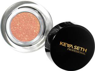 KEYA SETH PROFESSIONAL Professional Diamond Powder Woody Brown Glitter for Face,Eyes,Lips,Nails & Body, Micro fine Shimmer Pearl Powder Compact