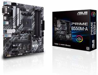 ASUS Prime B550M-A AM4Socket ATX AMD B550 Chipset DDR4 Motherboard for Desktop