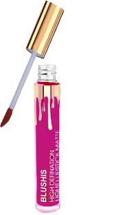 BLUSHIS High Defination Non Transfer Liquid Matte Lipstick (LIGHT Nude Colour) (7ml)