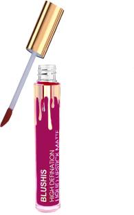 BLUSHIS High Defination Non Transfer Liquid Matte Lipstick (MAGENTA Colour) (7ml)