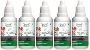 Vringra World Best Anti Addiction Drops - Herbal Way to Get Rid From Addiction (Pack of 5)