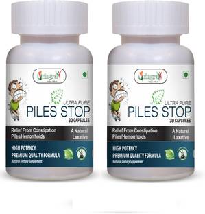 Vringra Piles Capsules - Piles Free Capsules - Piles Medicine - Piles (Pack Of 2)