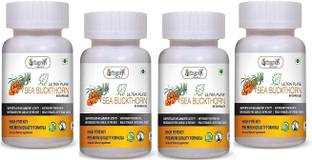 Vringra Sea Buckthorn - Sea Buckthorn Seeds Oil - Health Supplement (Pack Of 4)