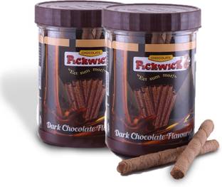 Pickwick Dark Chocolate Rolls Wafer Rolls