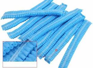 New Era by sanchi Disposable Cap Stretchable Caps - Head Cover Hair For Cooking & Hygiene, Surgical Caps (100 Pieces)