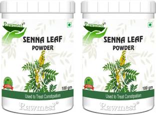 Rawmest Organic Senna Leaves Powder/Cassia Angustifolia Natural Herbal Laxative, Ayurvedic Supplement To Support Digestive Function