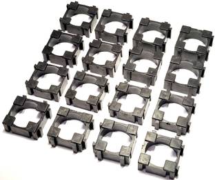 Big Enterprises 18650 Lithium battery spacer 100 pieces plastic holder for Diy battery pack making. Educational Electronic Hobby Kit