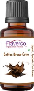 flaverco Coffee Brown liquid synthetic food colour for baking, sweets, Ice cream & more Brown
