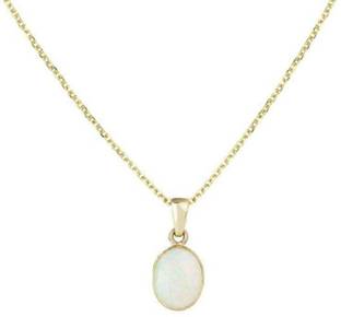 KUNDLI GEMS Gold-plated Opal Stone Pendant