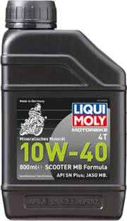 Liqui Moly 21458 4T 10W-40 API SN Plus JASO MB Full-Synthetic Engine Oil