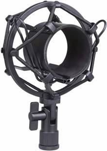KH Universal Microphone Shock Mount for 48MM-54mm Diameter Condenser Mic, Anti-Vibration Suspension Shock Mount Holder Microphone Shock Mount