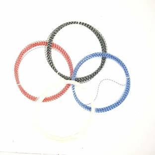LIFE HUB Racket String, String For Badminton Racket, High Elastic Strings Pack Of 3 Pair 0.69 Badminton String - 10 m