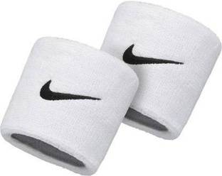 KradFit Wrist and sports band made with pure cotton Fitness Band (White, Pack of 2) Wrist Support