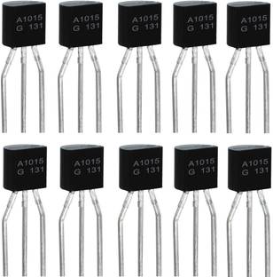 RISARYA 2SA1015/A1015 PNP SILICON TRANSISTOR,-150mA,-50V,TO-92,SWITCHING AND AMPLIFIER TRANSISTOR PACK OF 10PCS PNP Transistor
