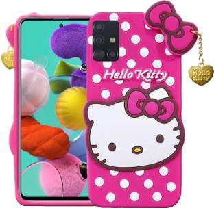BOZTI Back Cover for Samsung Galaxy A51 Cute Hello Kitty Pink