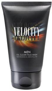 VELOCITY Men Oil Clear  Removes Excess Oil, Sweat & Pollution (Pack of 1) Face Wash