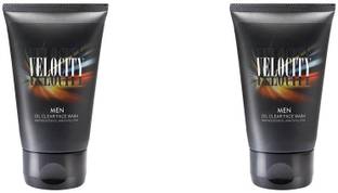 VELOCITY Men Oil Clear  Removes Excess Oil, Sweat & Pollution (Pack of 2) Face Wash