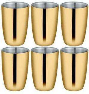 Shri & Sam (Pack of 6) Glass (D/W) - 06 N Glass Set Water/Juice Glass