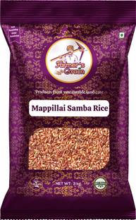 Farmers Grain Traditional Mappillai Samba Rice (3 kg) Red Boiled Rice