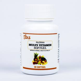 Rudraa Multivitamin 30 Softgel Improve overall Health And Vitality Complete Nutrition