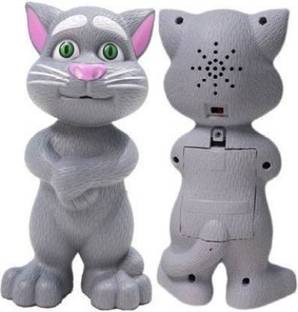 MINOR Tom Cat Talking with Wonderful Voice Recording, Musical Toys, Talk Back First hot Toy for Kids (multicolor) (Grey)